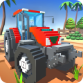 Blocky Farm Field Worker Sim